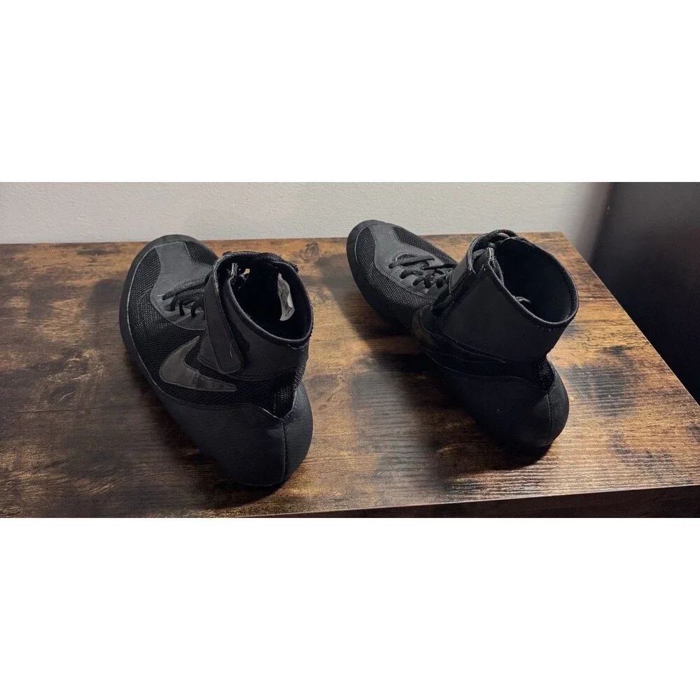 Nike Machomai Mid Boxing Shoes Mens 15 Black Training Boots athletic Gym